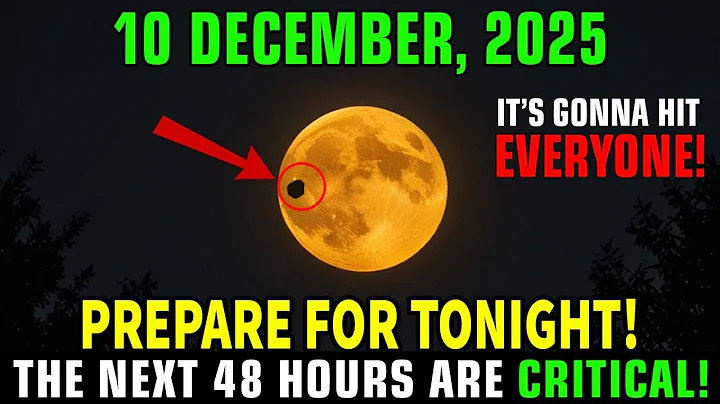 This MUST Reach You WEDNESDAY! The December 10, 2025 Rare MOON Events - You Shouldn’t Miss!