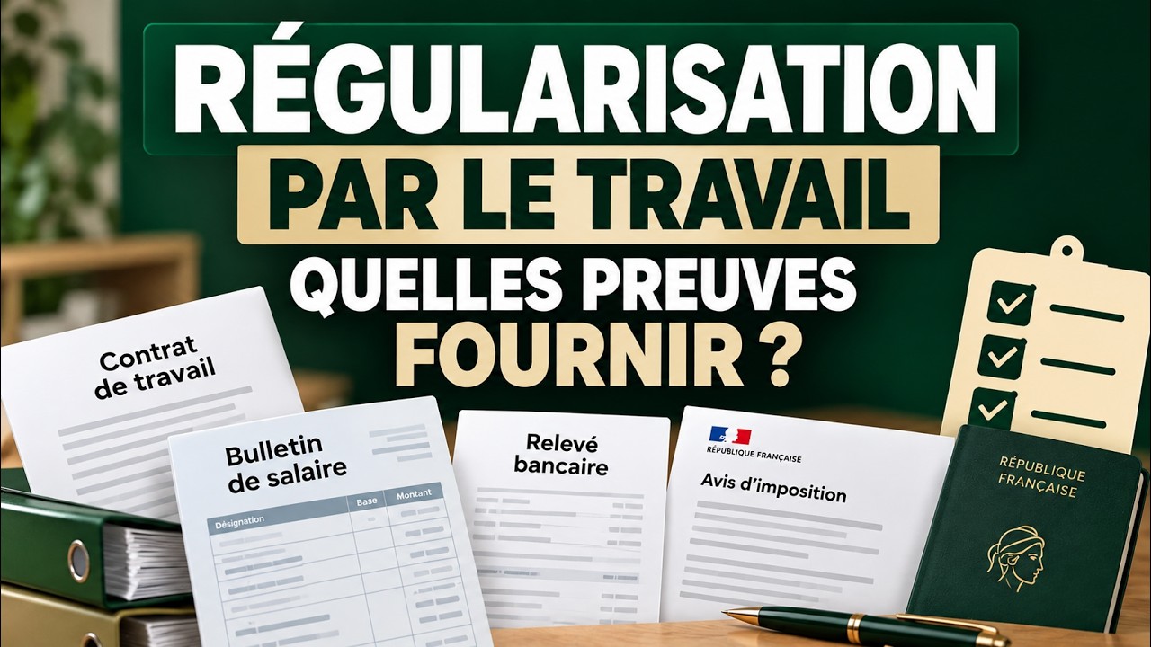Régularisation par le travail : quelles preuves fournir pour obtenir un titre de séjour ?