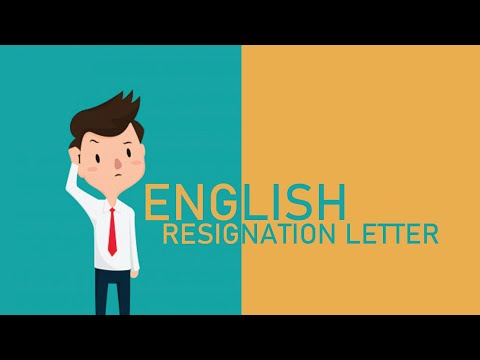 ENGLISH RESIGNATION LETTER