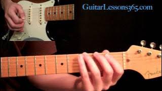 Guns N' Roses - Paradise City Guitar Lesson Pt.2 - Main Riff & Verse