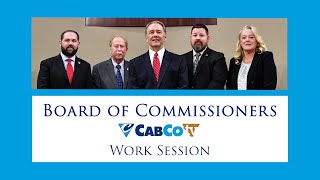 Cabarrus County BOC Work Session 07.10.2023