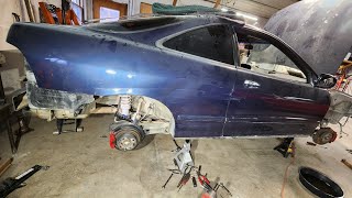 Honda Acura Integra rear disc conversion / trailing arm removal