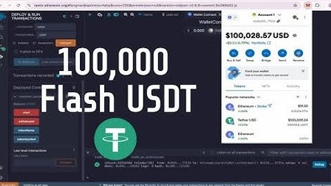 flash usdt TRC20 and ERC20 | Create flash usdt in 2025