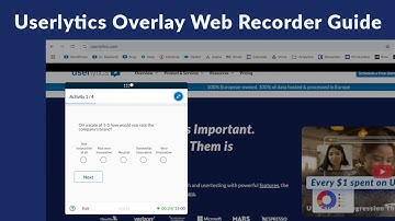 Userlytics Onboarding Guide for Desktop Participants - Using Overlay Web Recorder