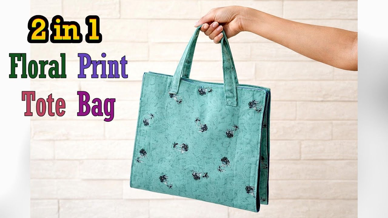 2 сумки для 2 разных целей. Быстрые и простые идеи для шитья.