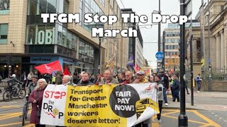 TFGM Workers March Through Manchester | The Rose Reports