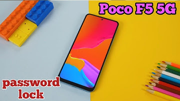 How To Set Screen Lock Password Poco F5 5G, Screen Lock Password Setting,How To Set Pattern Lock
