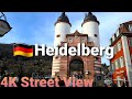 [4K] Heidelberg, Germany 🇩🇪 Walking Tour | Street View | Phong cảnh nước Đức | Cuộc sống Đức
