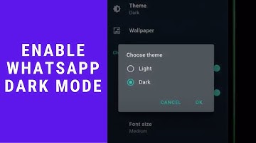 How To Activate Dark Mode In WhatsApp For Android & IOS?