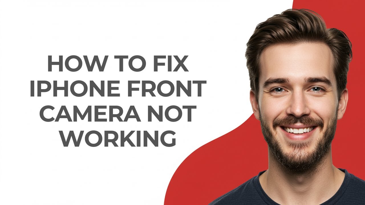How To Fix iPhone Front Camera Not Working - GUIDE! - YouTube