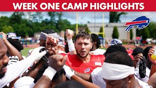 Highlights From Week 1 of Buffalo Bills Training Camp 2022!