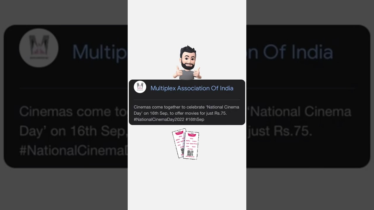 Rs75 Every Movie Tickets on 16 sep 2022 | 