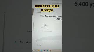 2025 Yılında Youtube Shorts Videosu Kaç Tl Gelir Getiriyor
