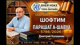 Shoftim 5786/2026. Weekly Torah Portions - Parashat HaShavua | Dmitry Kalashnik