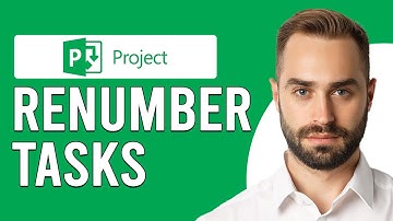 How To Renumber Tasks In Microsoft Project (How To Reorder Tasks In Microsoft Project)