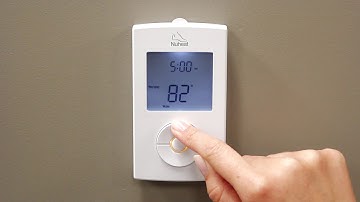 NUHEAT SOLO thermostat programming. Step 3, Setting the Workday Schedule.