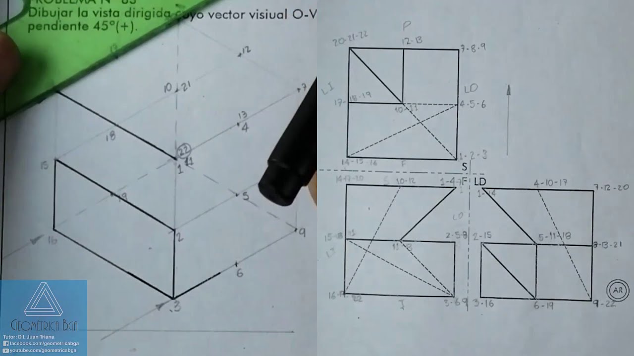 # 83 Geometria Descriptiva - Construccion del Poliedro, Vistas Dirigidas y Realidad Aumentada ✏️📐