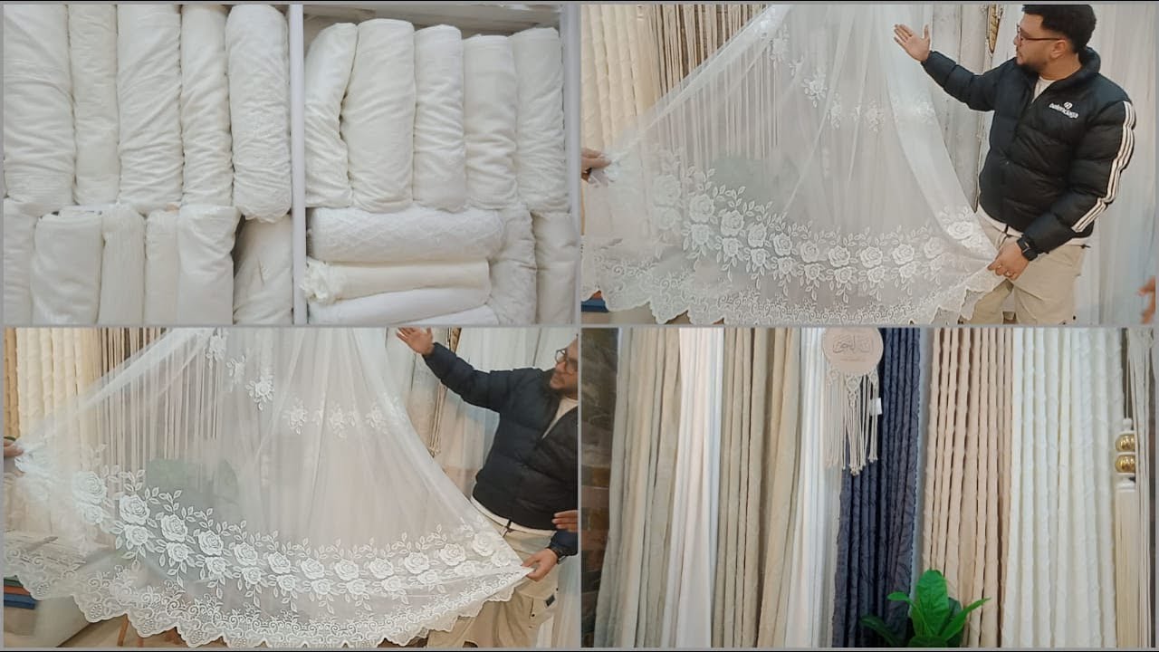 ارخص سعر قماش ستائر و تنجيد شارع الازهر 😍 خصم 30% تفصيل وتوصيل مجاني لاي مكان 💯💯