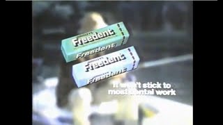 Wrigleys Freedent Gum Commercial 1978