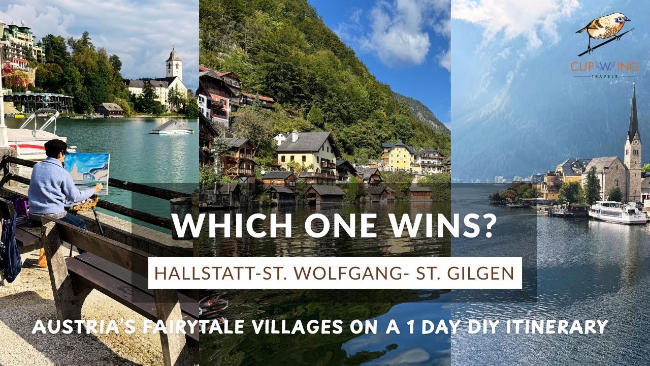 Hallstatt-St. Wolfgang -St. Gilgen : Fairytale Villages & Stunning Lakes in DIY Tour from Salzburg