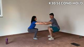 10 min Partner Leg Workout