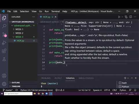 WEEK-3:Higher Order Function