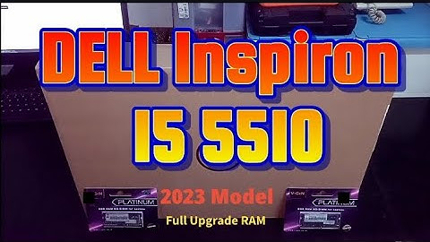 DELL Inspiron 15 5510 - Unboxing, Disassembly and Upgrade Options