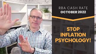 RBA Cash Rate October 2022: How To Stop Inflation Psychology!
