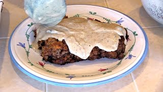 Http://www.smokingpit.com - comfort food doesn't get any better than
country fried steak with a buttermilk batter. large portions of cubed
seasoned wit...