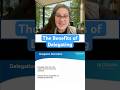 The Benefits of Delegating #abatherapy #careerdevelopment #careergrowth