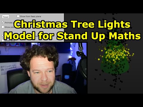 Xmas Tree Interactive Voxel Lights - GeoGebra Build for Matt Parker @standupmaths