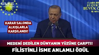 Medeni Denilen Dünyanın Yüzüne Çarptı Erdoğandan Filistinli İsme Anlamlı Ödül
