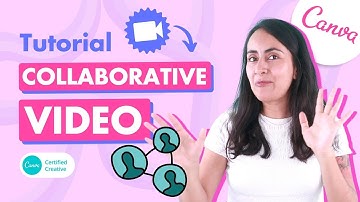 Collaborative video editing - How to make a group video in Canva - New feature - Canva tutorial
