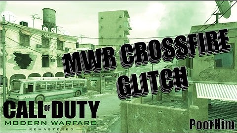 CoD4 Remastered Best Crossfire Glitch Spots!