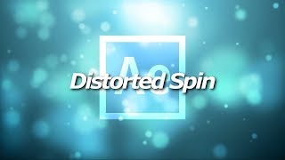 After Effects Tutorial - Distorted Spin Transition