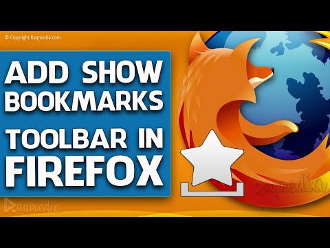 How to Add Bookmark Toolbar in Mozilla Firefox