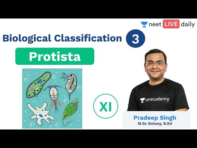 Biological Classification - L 3 | Protista | Unacademy NEET | LIVE DAILY | Biology | Pradeep Sir Biological Classification - L 3 | Protista | Unacademy NEET | LIVE DAILY | Biology | Pradeep Sir