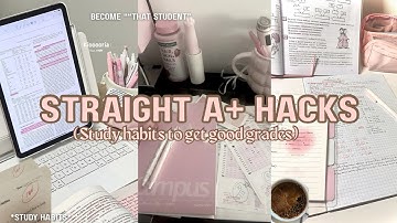 How To Get Good Grades Without Studying 24/7 AND Still Have a Life🌸🖊️