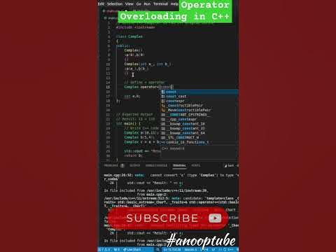 Operator Overloading in C++| Malayalam | #coding #cpp #overload # ...