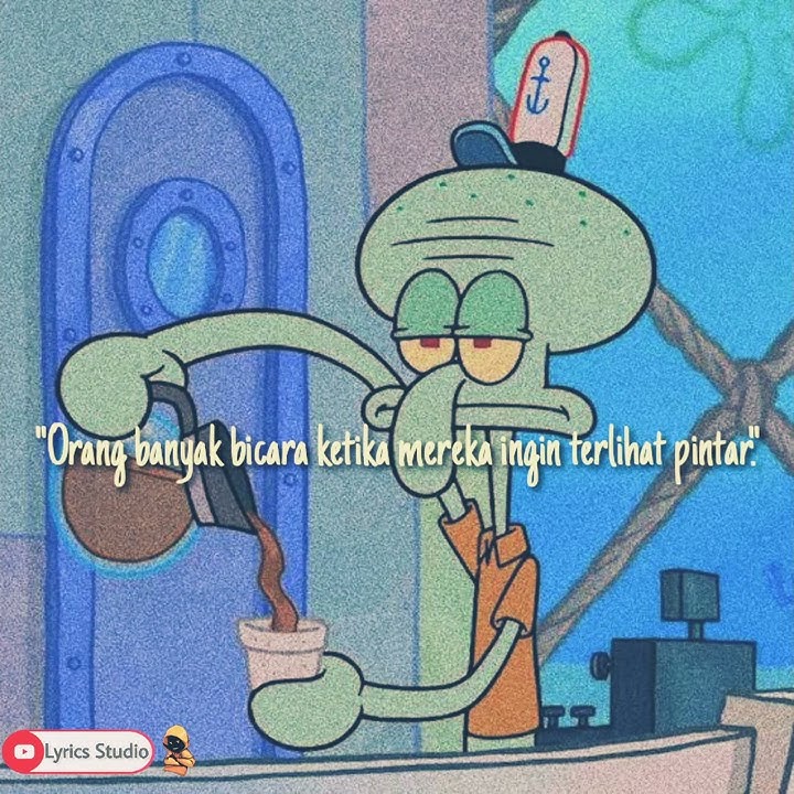 Squidward Status Wa || Squidward Sad boy || Quotes wa squidward