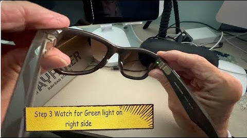 How to Force Restart Unresponsive Wayfarer Ray Ban Stories Sunglasses