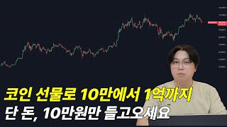 비트코인 선물로 10만원에서 1억 만드는 법｜1구간 [이론펀]