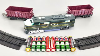 Unboxing Classic Train Three Cruzer Otto Railway Train, RC Police Car 1:18 Scale Remote Control
