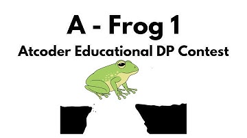A - Frog 1 | Atcoder Educational DP Contest