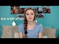 How to cry on cue!!!! How to fake cry! EASY