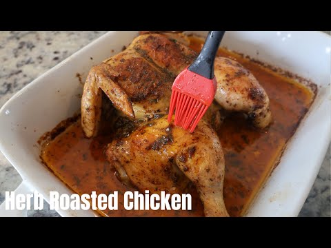 The trick to making the Juiciest Herb Roasted Chicken | Crispy, Flavorful &amp; Easy!