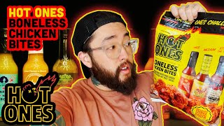 Walmart's @FirstWeFeast HOT ONE'S CHALLENGE? Yep. Boneless Chicken Bites + SAUCE Review