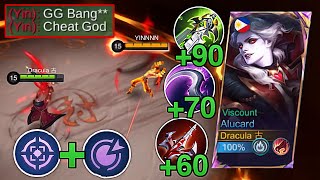 ALUCARD WTF LIFESTEAL AND DAMAGE TOP GLOBAL CHEAT BUILD | MLBB