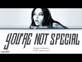 MAGGIE LINDEMANN "YOU'RE NOT SPECIAL" (Color Coded Lyrics) ANGIE STAR ~ ANGIE GALAXY