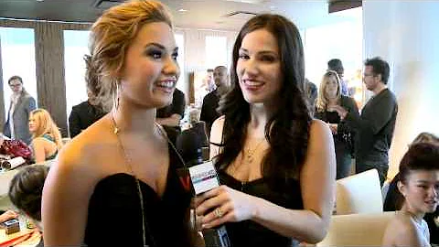 Demi Lovato! Christian Chavez! Agnes Monica! Exclusive American Music Awards 2010